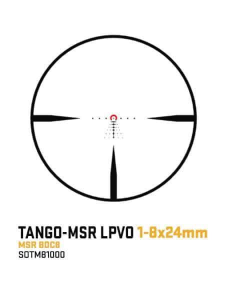 SIG SAUER TANGO-MSR LVPO 1-8X24 BDC8 RETICOLO ILLUMINATO